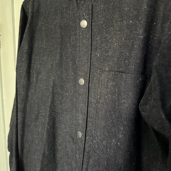 ❌SOLD❌ Rogue Territory Charcoal Denim Snap Button Service Shirt XL - Picture 2 of 6